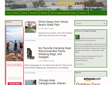 Tablet Screenshot of chicagocamping.org